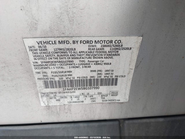 FORD TAURUS SEL - 9