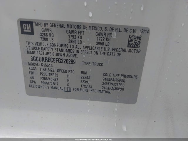 CHEVROLET SILVERADO 1500 1LT - 9