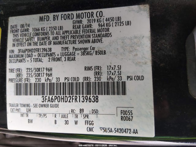 FORD FUSION SE - 9