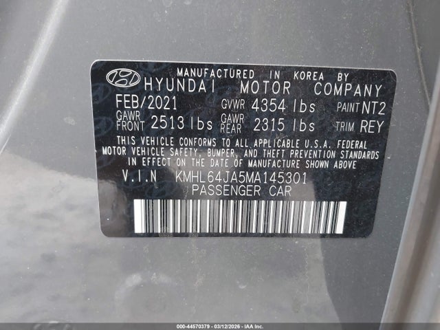 HYUNDAI SONATA SEL - 9