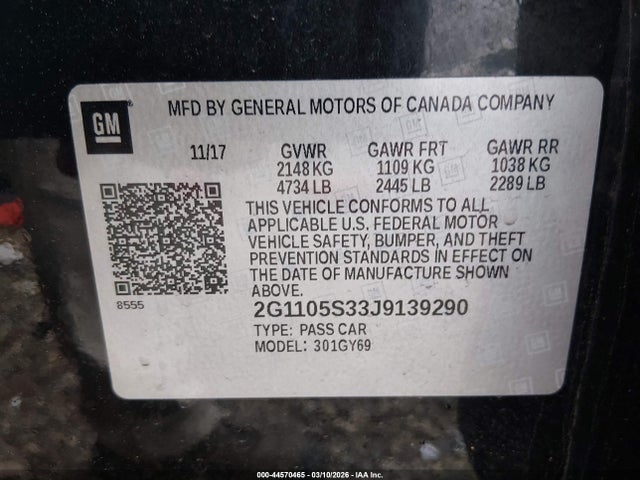 CHEVROLET IMPALA 1LT - 9