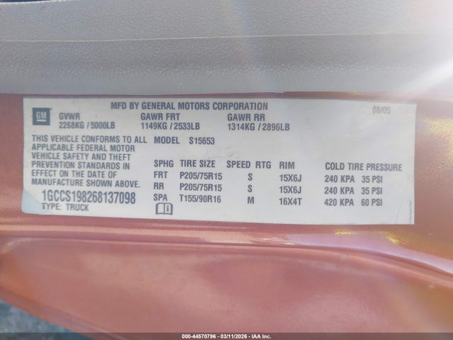 CHEVROLET COLORADO LS - 9