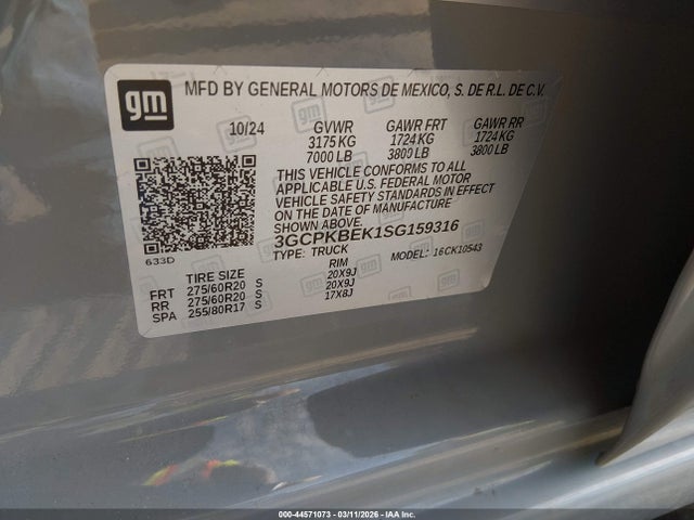 CHEVROLET SILVERADO 1500 4WD SHORT BED CUSTOM - 9