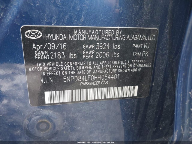 HYUNDAI ELANTRA LIMITED - 9