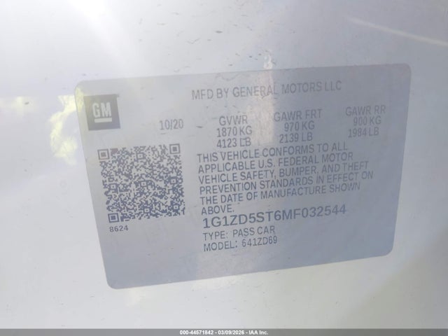 CHEVROLET MALIBU FWD LT - 9