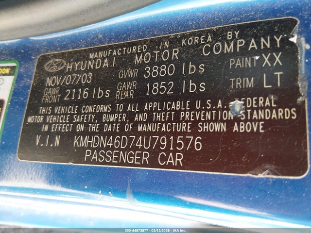 HYUNDAI ELANTRA GLS/GT - 9