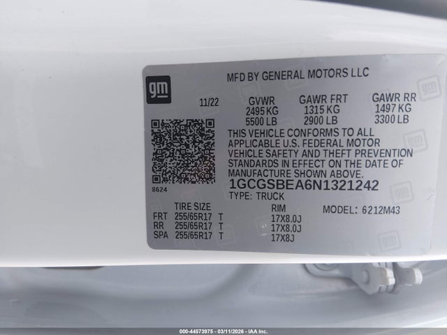 CHEVROLET COLORADO 2WD SHORT BOX WT - 9