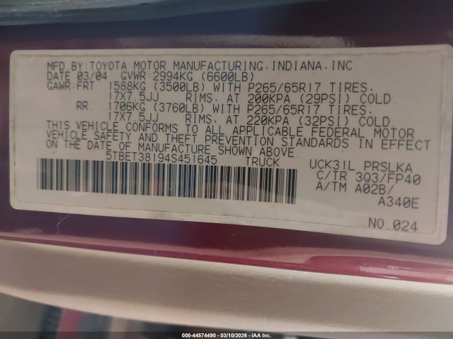 TOYOTA TUNDRA - 9