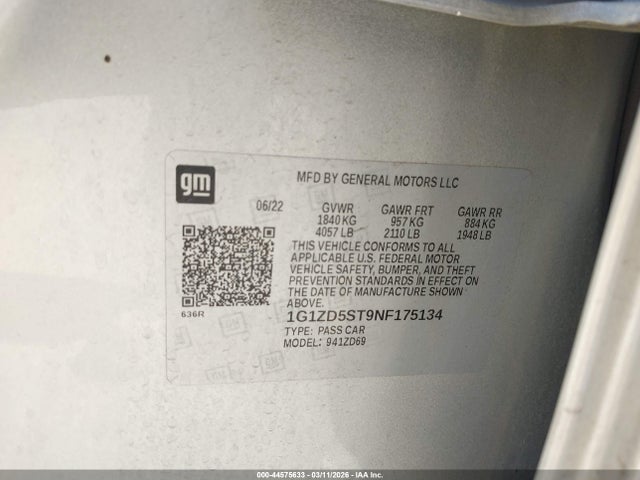 CHEVROLET MALIBU FWD LT - 9