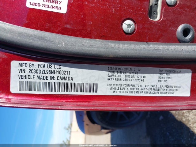 DODGE CHALLENGER SRT HELLCAT REDEYE WIDEBODY - 9