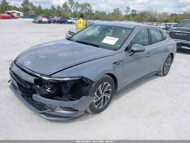 HYUNDAI SONATA HYBRID BLUE - 2