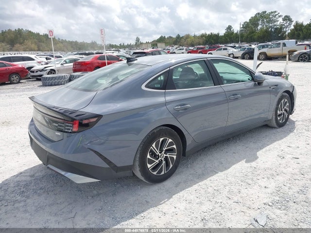 HYUNDAI SONATA HYBRID BLUE - 4