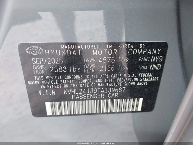 HYUNDAI SONATA HYBRID BLUE - 9