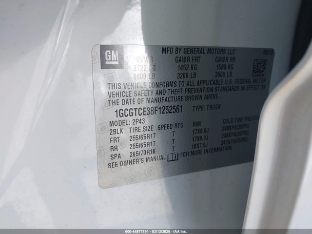 CHEVROLET COLORADO Z71 - 9