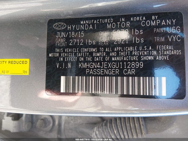 HYUNDAI GENESIS 3.8 - 9