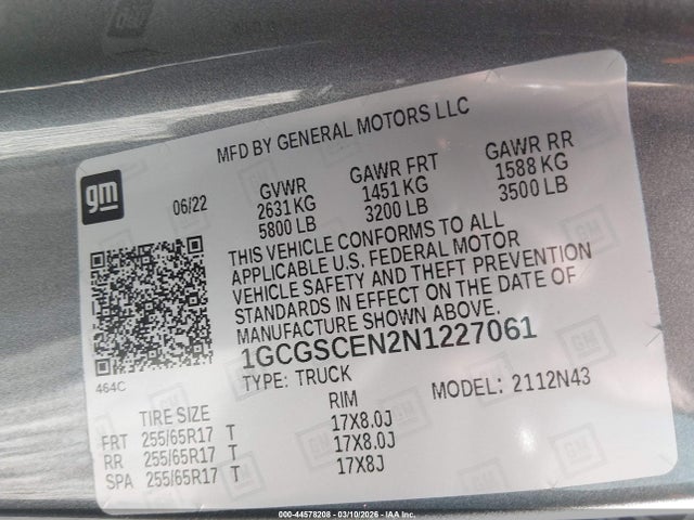 CHEVROLET COLORADO - 9