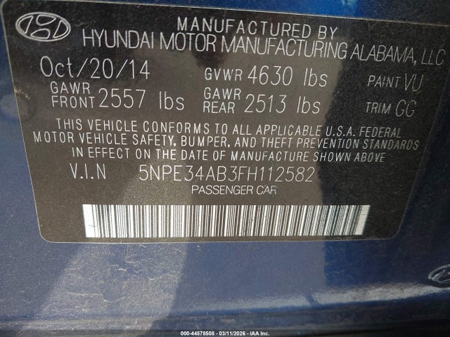 HYUNDAI SONATA LIMITED 2.0T - 9