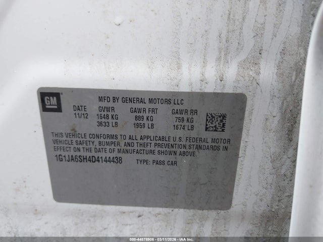 CHEVROLET SONIC LS AUTO - 9