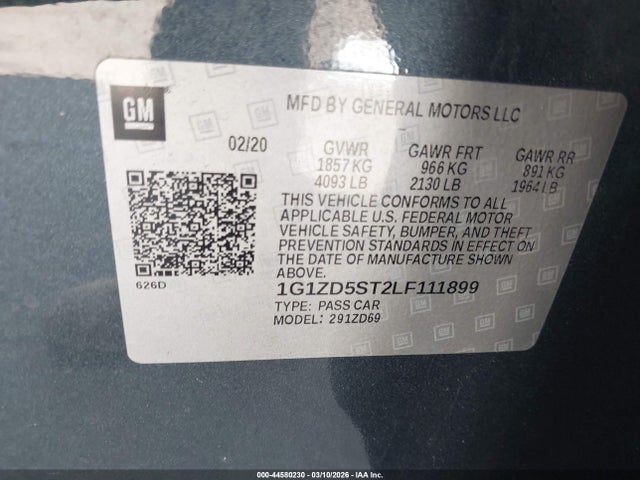 CHEVROLET MALIBU FWD LT - 9