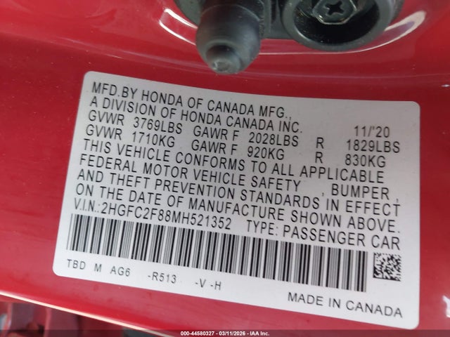 HONDA CIVIC SPORT - 9