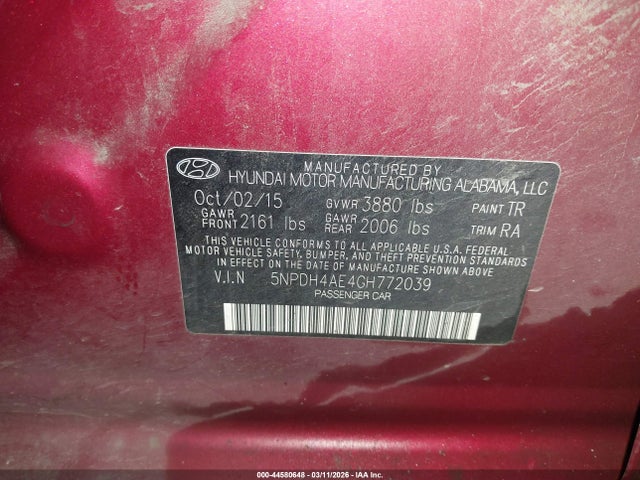 HYUNDAI ELANTRA SE - 9