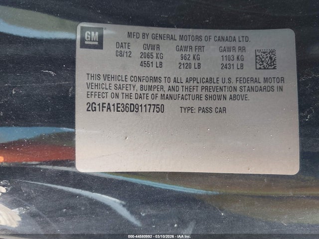 CHEVROLET CAMARO 2LS - 9