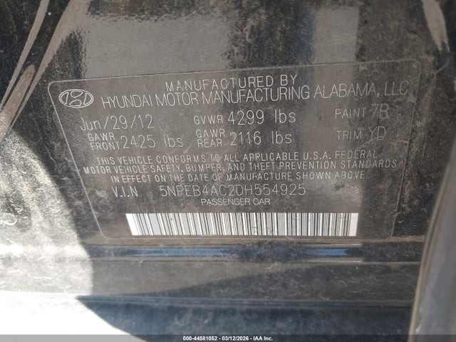 HYUNDAI SONATA GLS - 9