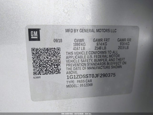 CHEVROLET MALIBU LT - 9