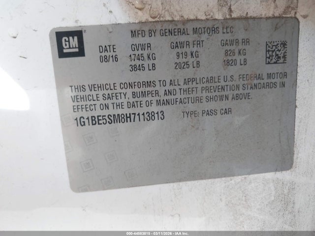 CHEVROLET CRUZE LT AUTO - 9