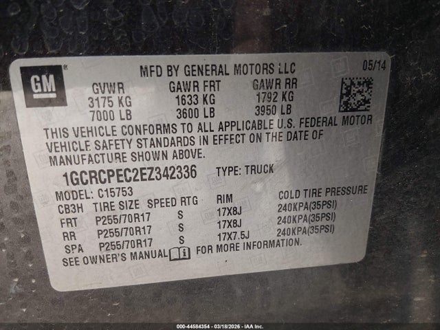 CHEVROLET SILVERADO 1500 WORK TRUCK 2WT - 9