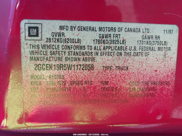 CHEVROLET K1500 FLEETSIDE - 9