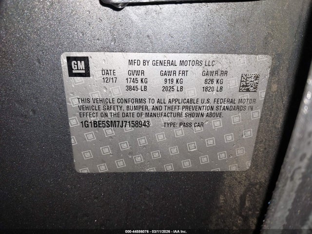 CHEVROLET CRUZE LT AUTO - 9