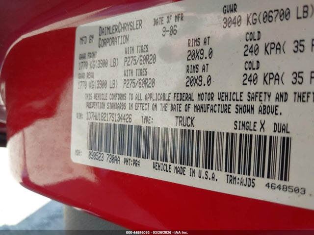 DODGE RAM 1500 SLT/TRX4 OFF ROAD/SPORT - 9