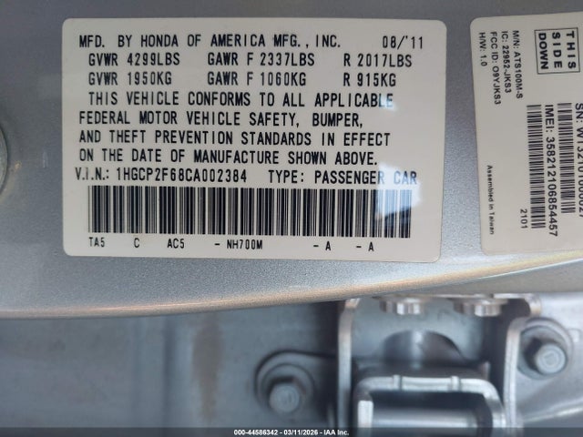 HONDA ACCORD 2.4 SE - 9