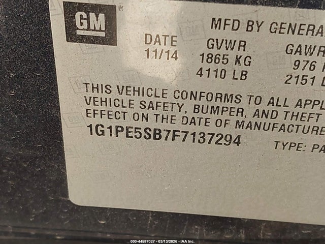 CHEVROLET CRUZE 2LT AUTO - 9