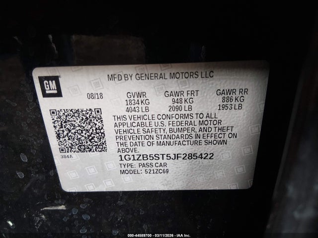 CHEVROLET MALIBU 1LS - 9