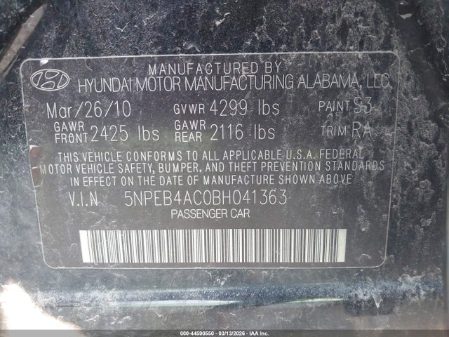 HYUNDAI SONATA GLS - 9