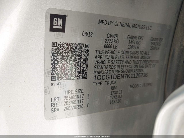 CHEVROLET COLORADO Z71 - 9