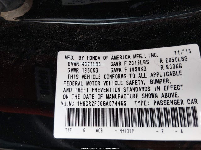 HONDA ACCORD SPORT - 9