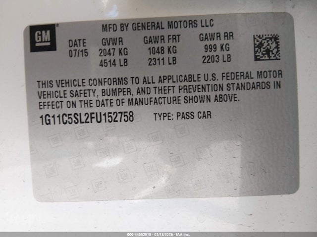 CHEVROLET MALIBU 1LT - 9