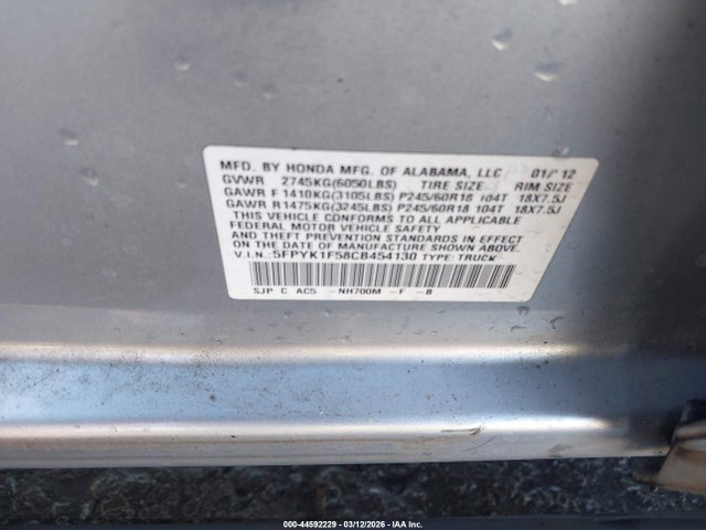 HONDA RIDGELINE - 9