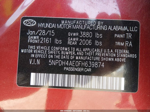 HYUNDAI ELANTRA SE - 9