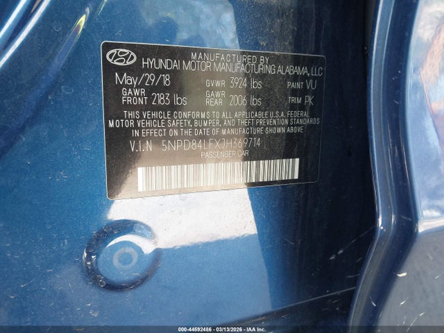 2018 Hyundai ELANTRA SEL 照片 9