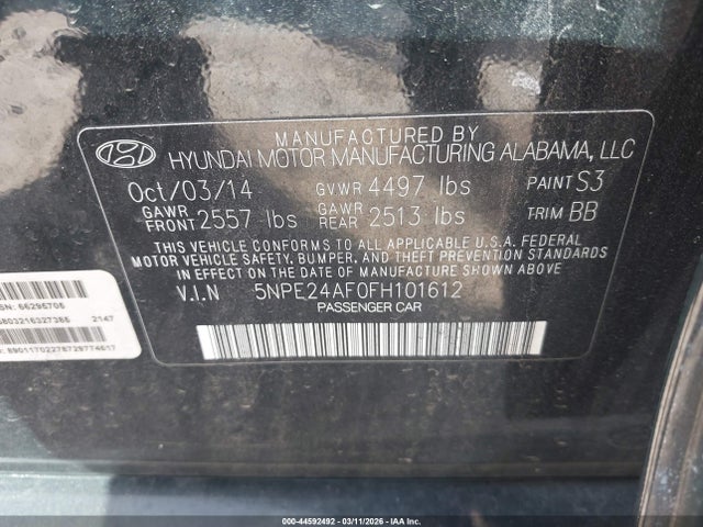 HYUNDAI SONATA SE - 9