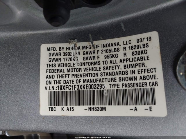 HONDA CIVIC EX - 9