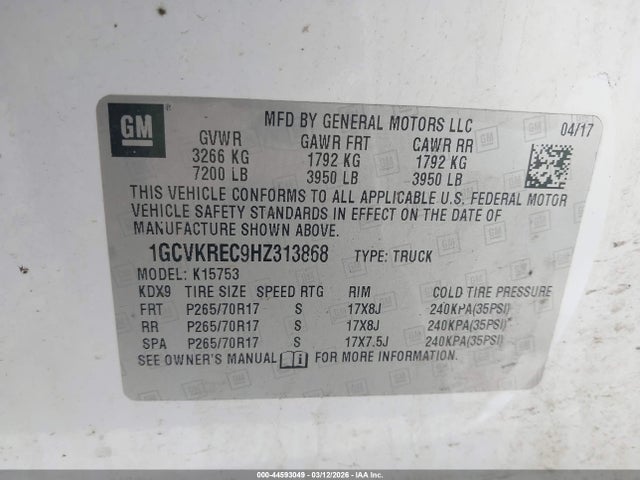 CHEVROLET SILVERADO 1500 1LT - 9