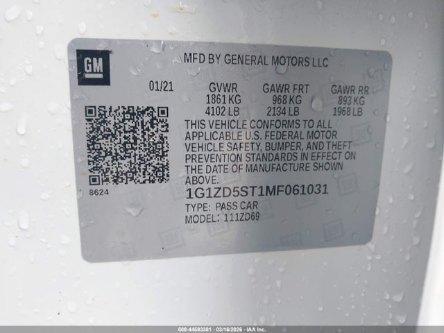 CHEVROLET MALIBU FWD LT - 9