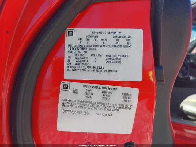 CHEVROLET CORVETTE - 9