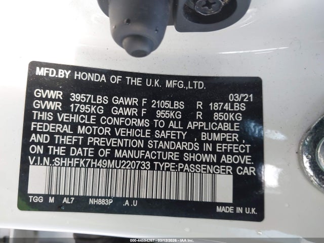 HONDA CIVIC SPORT - 9