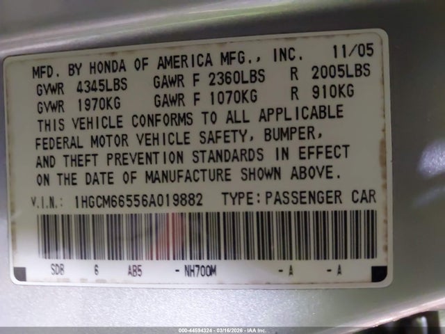 HONDA ACCORD 3.0 EX - 9